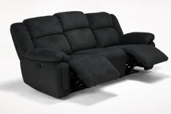 Mor Furniture Sofas|Jayne Power Sofa W/ Drop Down Table In Brown