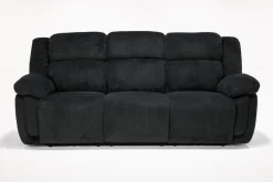 Mor Furniture Sofas|Jayne Power Sofa W/ Drop Down Table In Brown