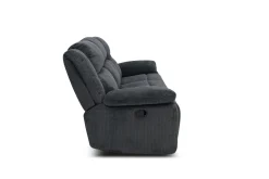 Mor Furniture Reclining Sofas|Sofas|Jayne Reclining Sofa W/ Drop Down Table In Charcoal