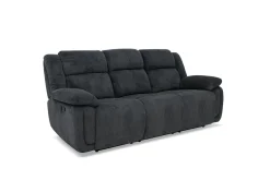 Mor Furniture Reclining Sofas|Jayne Reclining Sofa W/ Drop Down Table & Console Loveseat In Charcoal