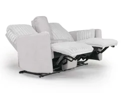 Mor Furniture Reclining Loveseats|Loveseats|Jessica 2 Power Console Loveseat In Presley Fog/Charlotte Mist