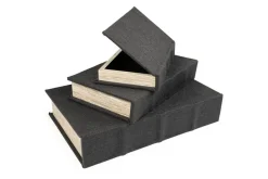 Mor Furniture Trays & Boxes|Jolina Box In Black, Set Of 3