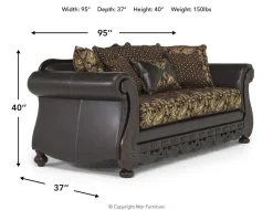 Mor Furniture Sofas|Jupiter Sofa In Gold & Dark Brown
