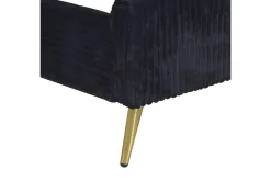 Mor Furniture Upholstered Beds|Beds|Kailani Upholstered Panel Bed In Black, Queen