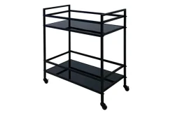 Mor Furniture Bar Carts|Kailman Bar Cart In Gold Black