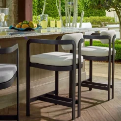 Mor Furniture Barstools|Kalmar Outdoor Barstool In Black