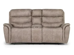 Mor Furniture Reclining Sofas|Loveseats|Kamari Reclining Console Loveseat In Gray