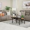 Mor Furniture Reclining Sofas|Kamari Reclining Sofa & Console Loveseat In Gray