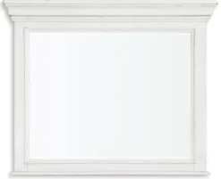 Mor Furniture Bedroom Sets|Kanwyn Panel Bed W/ Storage, Dresser, Mirror & Nightstand In White Wash, Queen