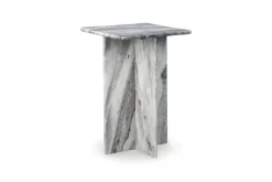 Mor Furniture Accent Tables|Keithwell Round Accent Table In Gray & White