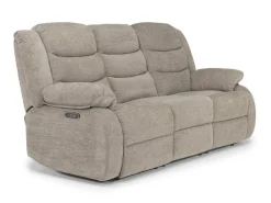 Mor Furniture Living Room Sets|Kelsey Power Sofa & Loveseat In Light Brown