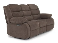 Mor Furniture Sofas|Kelsey Power Sofa In Brown