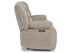 Mor Furniture Sofas|Kelsey Power Sofa In Brown