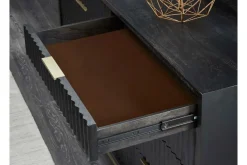 Mor Furniture Dressers & Chests|Kentfield Chest In Black Drifted Oak
