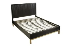 Mor Furniture Beds|Kentfield Platform Bed In Black Drifted Oak, Full