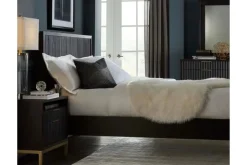 Mor Furniture Beds|Kentfield Platform Bed In Black Drifted Oak, Full