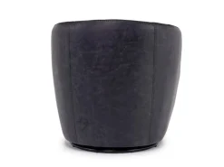 Mor Furniture Chairs|Kierreys Swivel Chair In Charcoal Leather