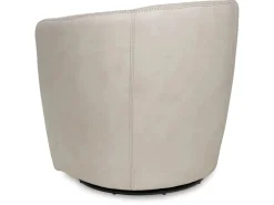 Mor Furniture Chairs|Kierreys Swivel Chair In Charcoal Leather