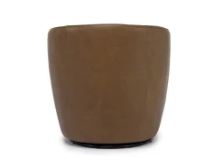 Mor Furniture Chairs|Kierreys Swivel Chair In Charcoal Leather