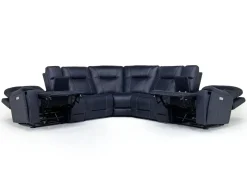 Mor Furniture Sectionals|Kingston 7 Piece Sectional W/ Usb In Canyon Ocean