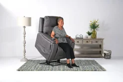Mor Furniture Lift Chairs|Recliners|Kingston 2 Power Lift Chair In Canyon Steel