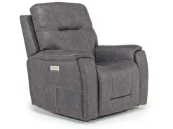 Mor Furniture Recliners|Immersive Sound Sofas|Kingston 3 Power Recliner In Canyon Ocean