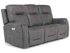 Mor Furniture Reclining Sofas|Sofas|Kingston 3 Power Sofa In Canyon Ocean