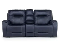 Mor Furniture Loveseats|Kingston 3 Power Theater Console Loveseat W/ Immersive Sound In Canyon Ocean