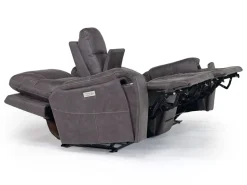 Mor Furniture Loveseats|Kingston 3 Power Theater Console Loveseat W/ Immersive Sound In Canyon Ocean