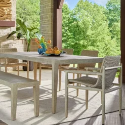 Mor Furniture Outdoor Dining Tables|Kirkham Outdoor Dining Table In Brown