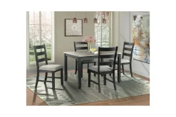 Mor Furniture Seating For 4|Dining Room Sets|Kona Dining Table & 4 Chairs In Brown