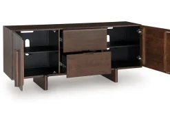 Mor Furniture Media Consoles & Hutches|Tv Stands|Kydler Media Console In Medium Brown