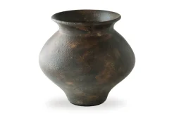 Mor Furniture Vases|Laddlow Vase In Antique Brown