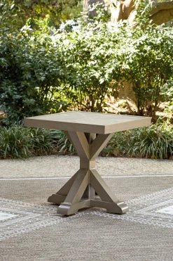 Mor Furniture Outdoor Accent Tables|Laguna Heights Outdoor Round End Table In Beige