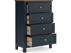 Mor Furniture Dressers & Chests|Landocken Chest In Brown/Blue