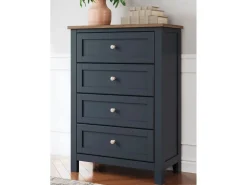 Mor Furniture Dressers & Chests|Landocken Chest In Brown/Blue
