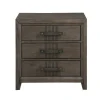 Mor Furniture Nightstands|Landon 3 Drawer Nightstand In Walnut