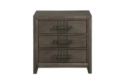 Mor Furniture Nightstands|Landon 3 Drawer Nightstand In Walnut