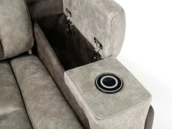 Mor Furniture Recliners|Lantana 2 Power Recliner In Rocky Gray/Brown