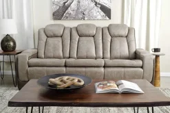 Mor Furniture Reclining Sofas|Sofas|Lantana 2 Power Sofa In Rocky Gray/Brown