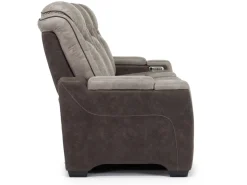 Mor Furniture Reclining Sofas|Sofas|Lantana 2 Power Sofa In Rocky Gray/Brown