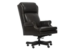 Mor Furniture Desk Chairs|Leather Office Desk Chair In Alabaster Brown