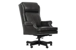 Mor Furniture Desk Chairs|Leather Office Desk Chair In Alabaster Brown