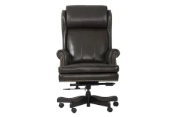 Mor Furniture Desk Chairs|Leather Office Desk Chair In Alabaster Brown