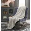 Mor Furniture Throw Blankets|Throw Blankets|Leonita Throw Blanket In Black & White