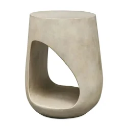 Mor Furniture Outdoor Accent Tables|Lithos Outdoor Accent Table In Gray