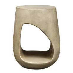 Mor Furniture Outdoor Accent Tables|Lithos Outdoor Accent Table In Gray