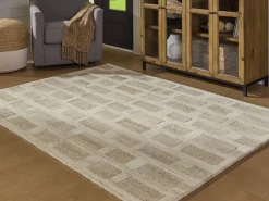 Mor Furniture Shop All Rugs|Lizgrove Rug In Tan/Brown/White, 5x7