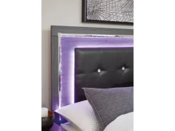 Mor Furniture Beds|Lodanna Panel Bed In Gray, Full