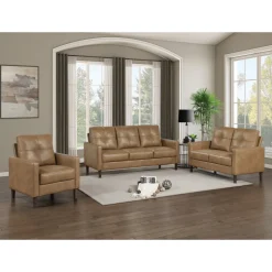 Mor Furniture Chairs|Lois Chair In Camel Brown